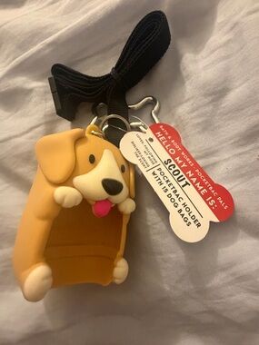 Bath & Body Works Tan & White Scout Dog PocketBac Holder